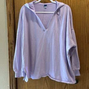 Old Navy Women's Light Lavender Hooded Pullover